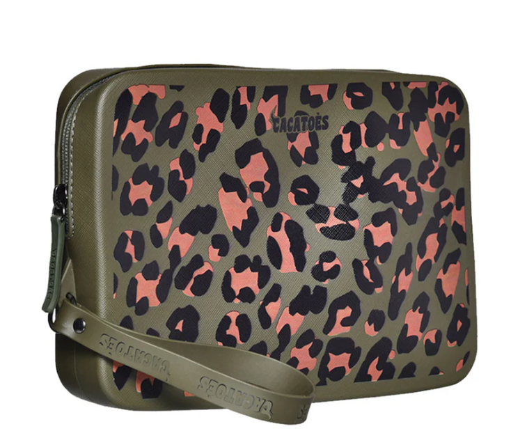 GISELA ANIMAL PRINT - DARK KAKI