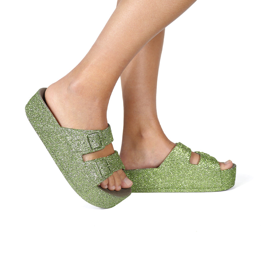 CAIPIRINHA GLITTER DARK KAKI